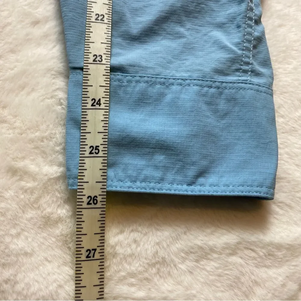 The North Face Light Blue Horizon Cypress Woven Shirt Size Large